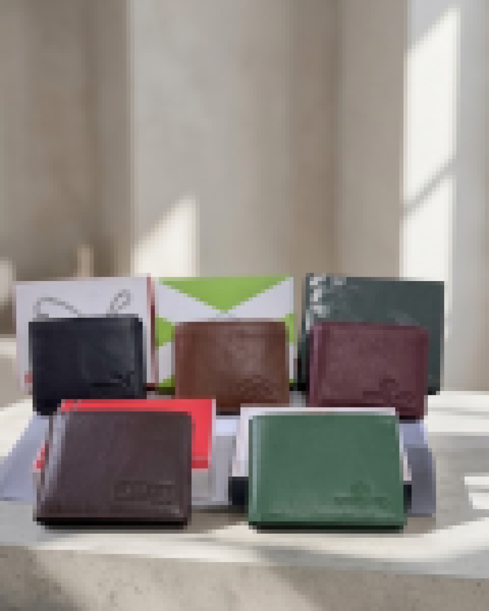 Mix Design Leather Wallet - MIX