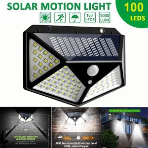 Solar Wall Lamp 100 Led Light photo 1