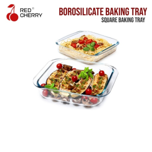 Glass Baking Tray Square Small photo 1