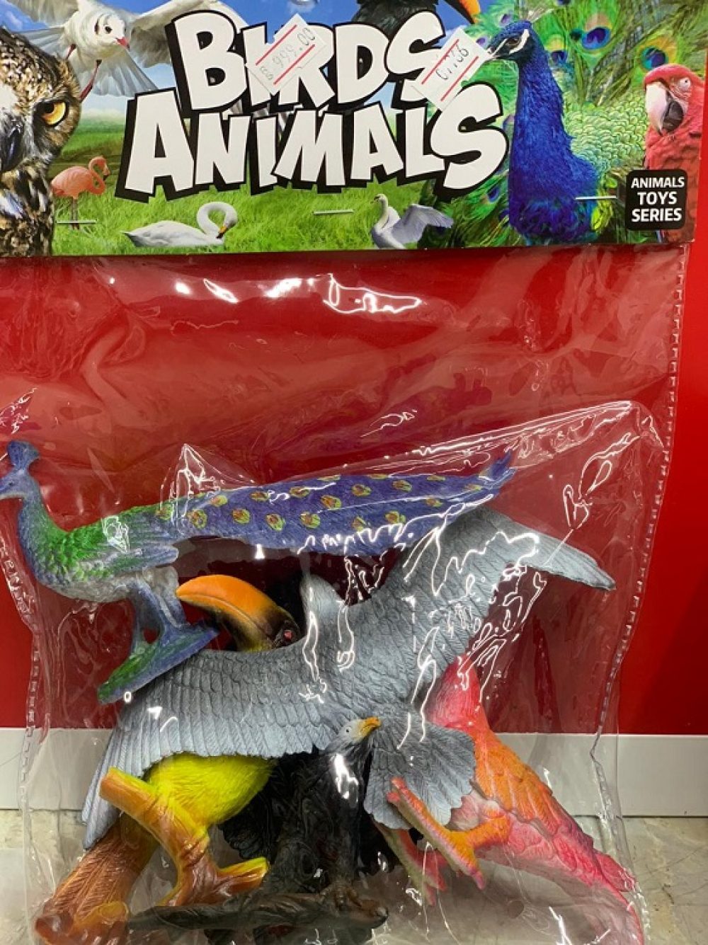 Plastic Birds Toy Set - 2