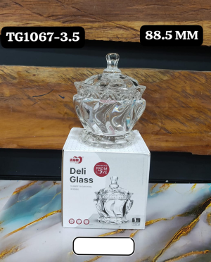 Deli Glass Suger bowl - TG1067-3.5 photo 1