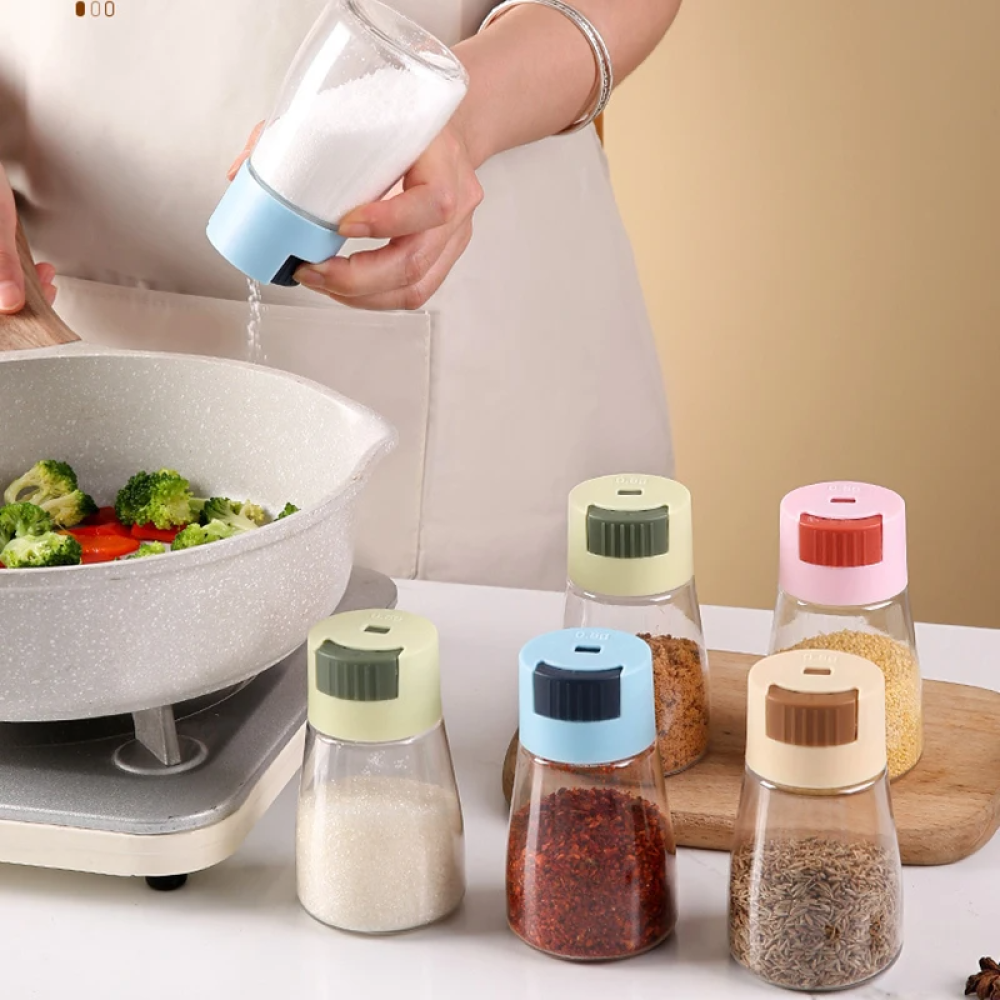 2 Pcs Seasoning Spice Jar