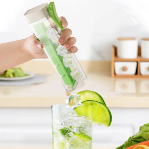 2 In 1 Ice Cube Maker Handle Tray photo 1
