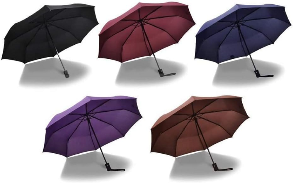 UV Plain Desing Automatic Umbrella 23601-1
