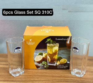Laurel 6 Pcs Slim & Tall Cocktail Glass Set - 260ml photo 1