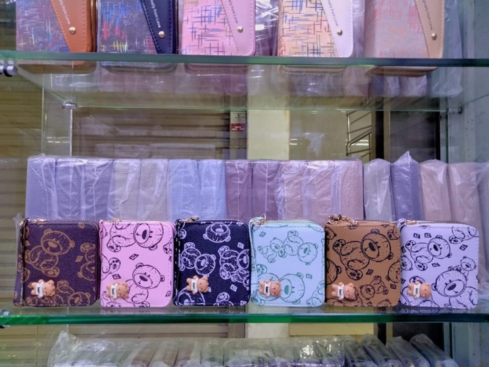 Teddy Bear Printed Wallet
