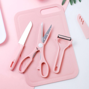 Mini Cutting Board & Knife Set - 4 Pcs photo 1