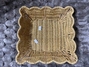 Bamboo Basket Flower Square photo 1