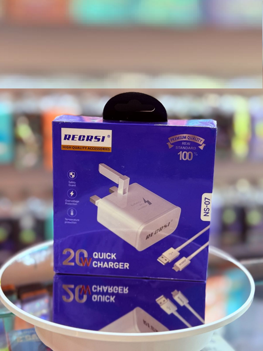 RECRSI NS-07 Micro With Adapter Quick Charger