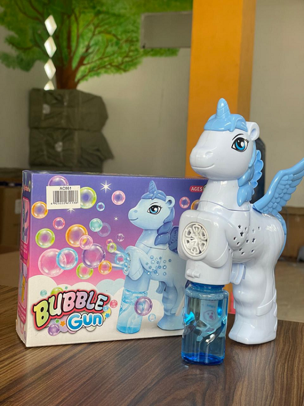 Unicorn Shaped Bubble Gun