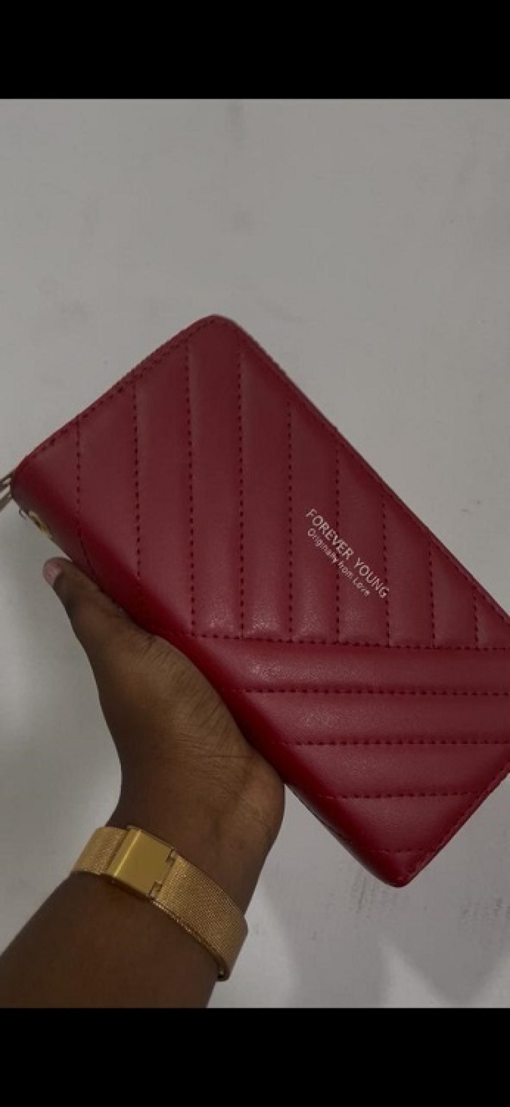 Stripe Pattern Ladies Purse