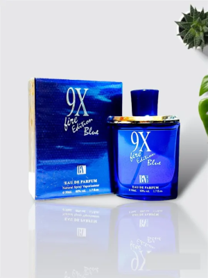 9x Fire Edition Perfume Blue 50ml photo 1