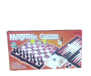 4-in-1 Magnetic Board Game photo 1