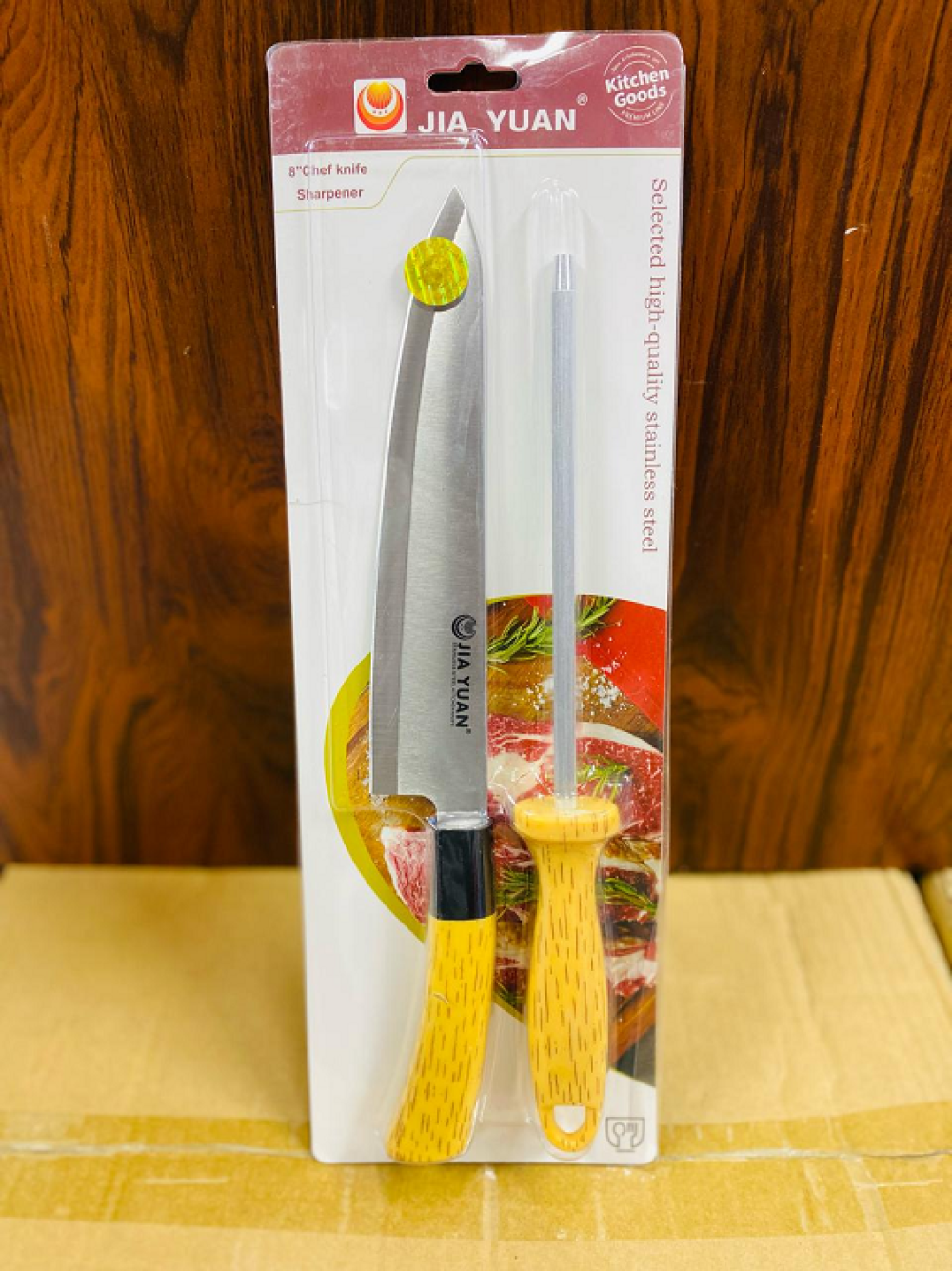 JIA YUAN Knife With Sharpener