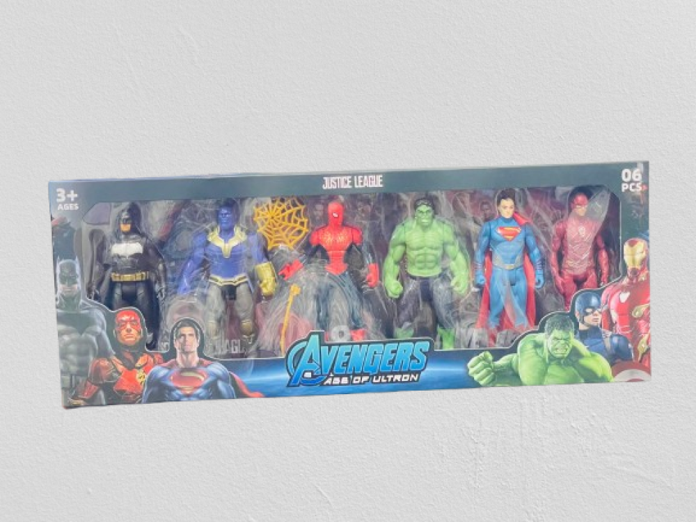 6 Pcs SuperHero Set - Justice League