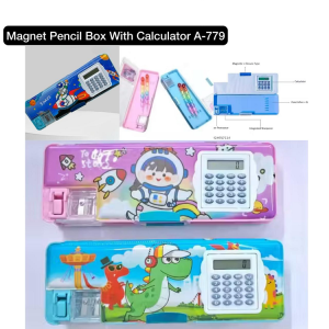 Magnet Pencil Box With Calculator A-779 photo 1
