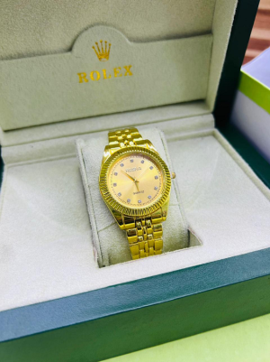 Rolex Rosra Causal Gold & Gold Dial Watch photo 1