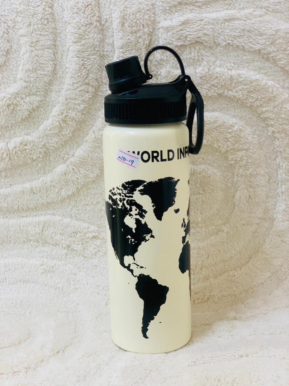 World Graphics Water Bottle