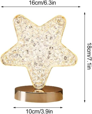 Star Shape Crystal Diamond Lamp photo 1