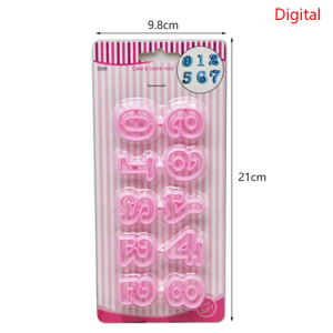 Number Fondant Cake & Cookie Mold photo 1