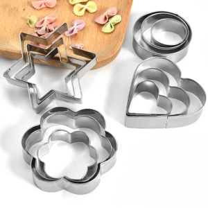 12 Pcs Stainless Steel Cookie Cutter photo 1