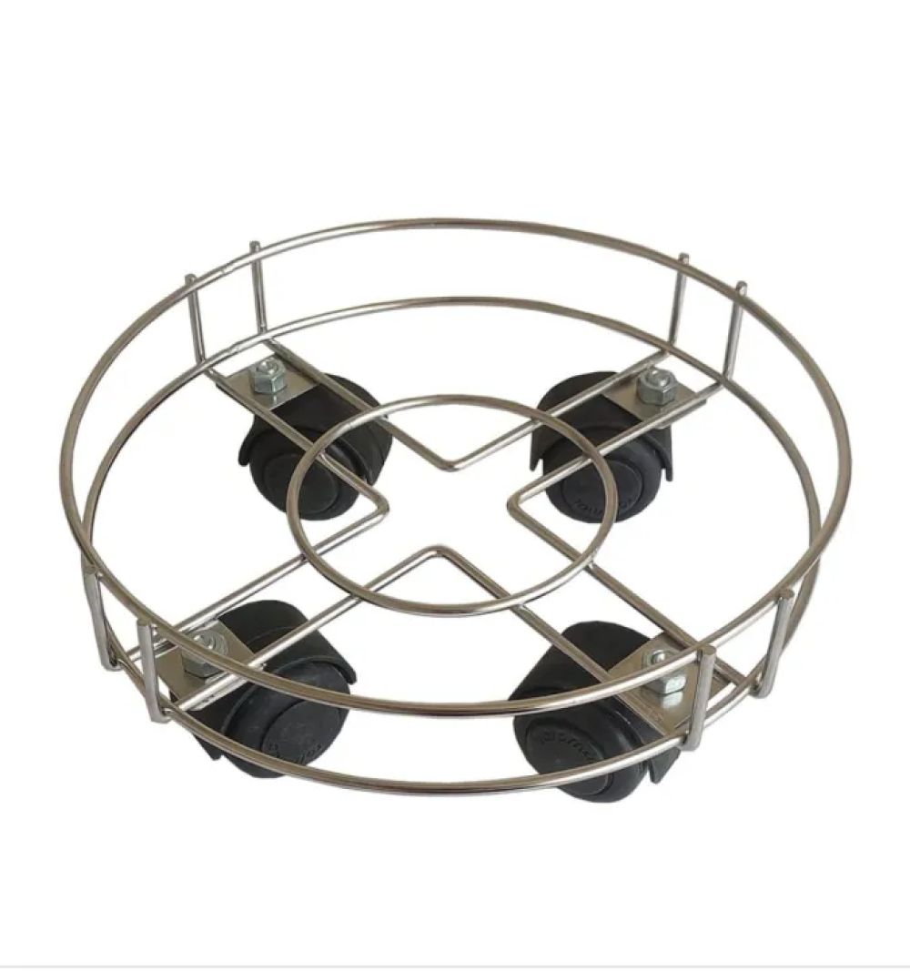 Stainless Steel Cylinder Trolley