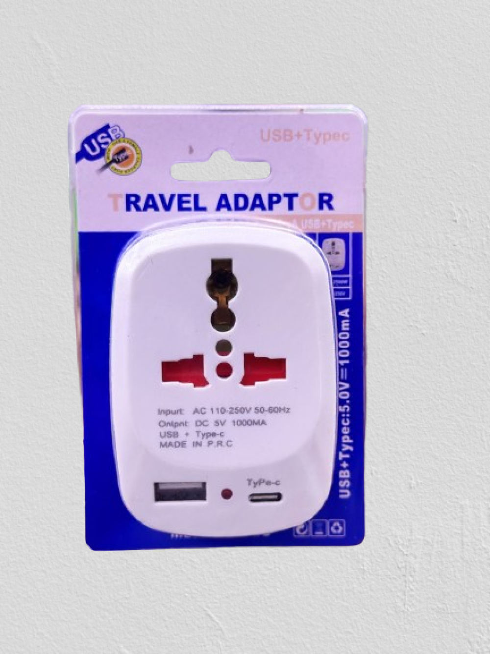 USB & Type -C  Travel Adapter