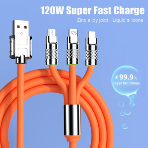 3 In 1 Universal 120W Fast Charging Cable photo 1