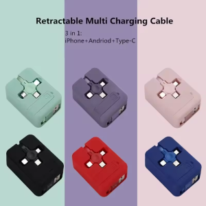 3 In 1 Retractable Charging Cable photo 1