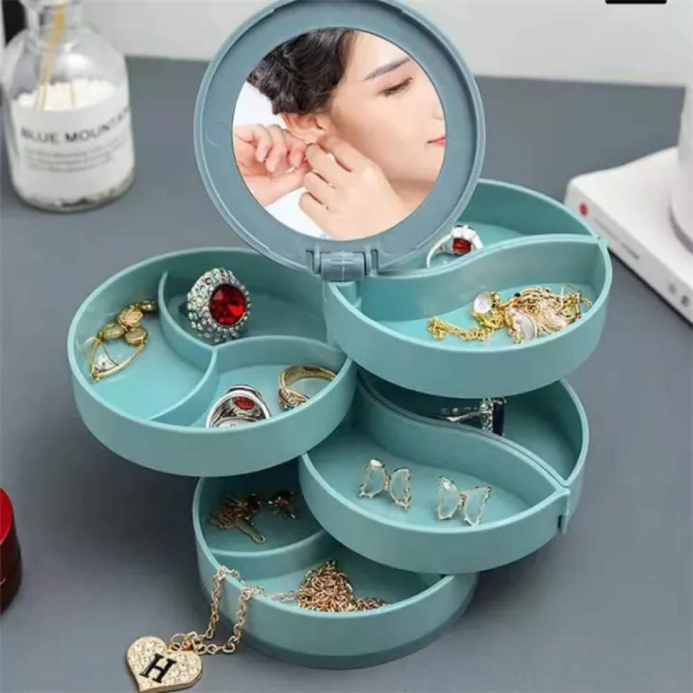 4 Layers Dividable Jewelry Organizer