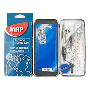 Map Mathematical Compass Box - 9 Pcs photo 1