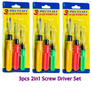 3 Pcs 2 In 1 Screwdriver Set photo 1