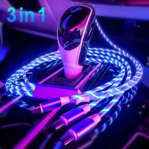 3 in 1 LED Lighting Fast Charging Cable photo 1