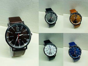 Titan Leather Strap Watch photo 1