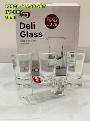 12 Pcs Deli bode Shot Glass Set 35ml - CY-3002 photo 1