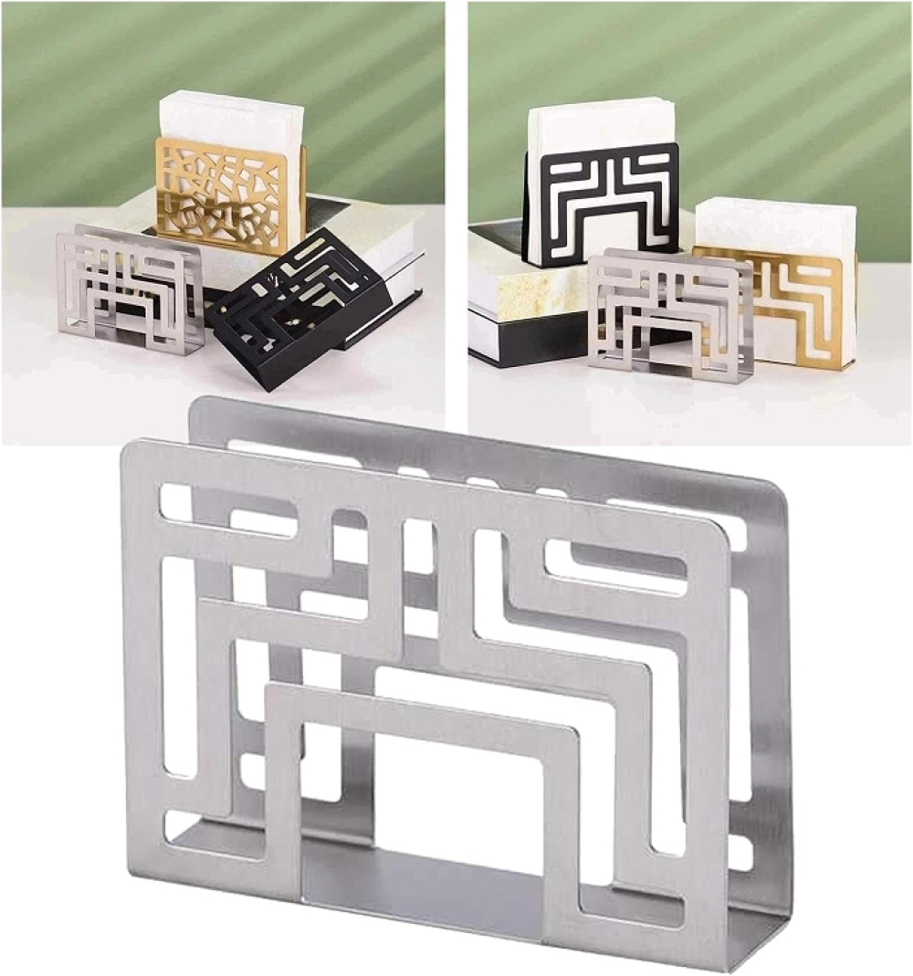 Stainless Steel Tissue Holder - Sliver