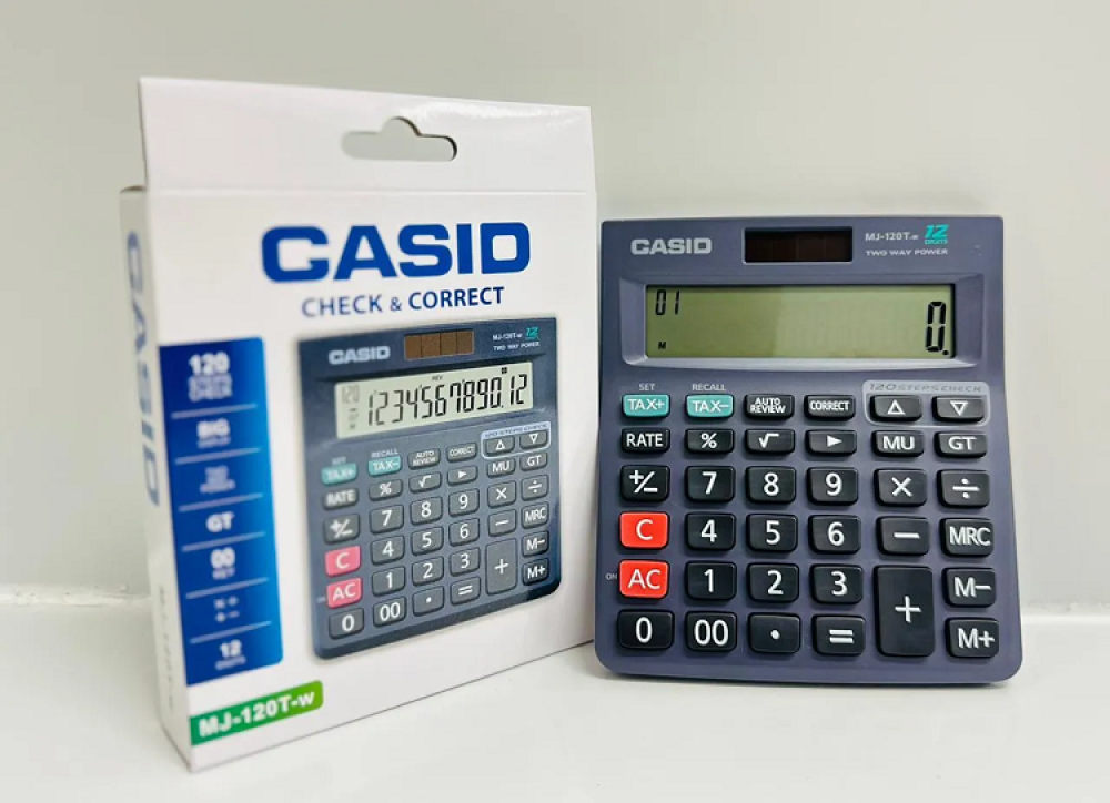 Casio MJ-120T-W Calculator