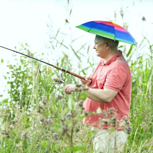 Rainbow Umbrella Hat photo 1