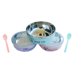 Stainless Steel Baby Feeding Bowl photo 1