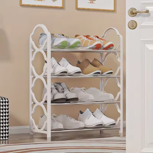 Plastic 4 Layer Simple Shoe Rack photo 1