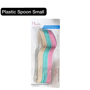 12 Pcs Plastic Colors Spoon - Small photo 1