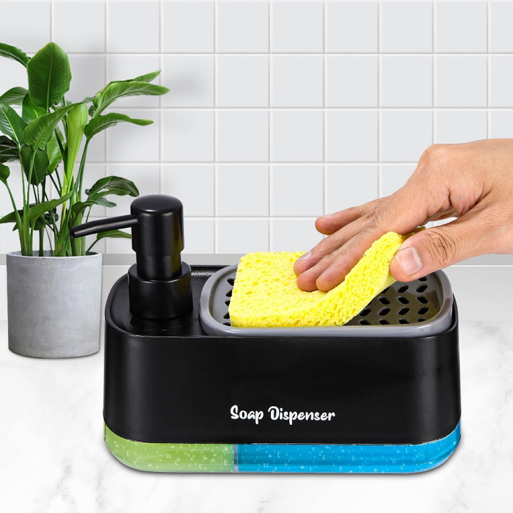 2 In 1 Hand and Dish Soap Dispenser Set