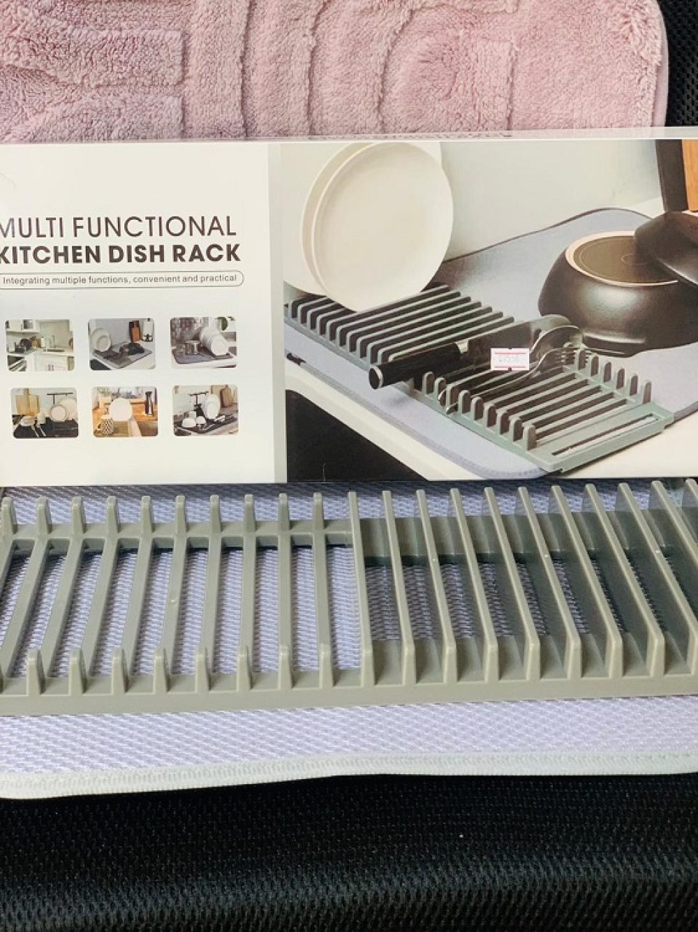 Multifunctional Kitchen Drain Pad & Plate Holder