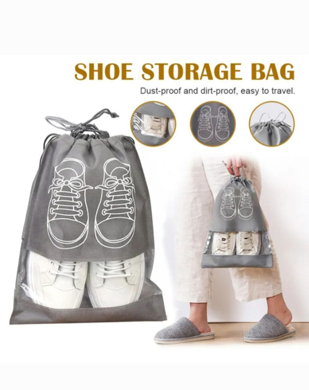 5 Pcs Shoe Storage Bag