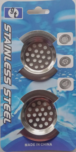2 Pcs Stainless Steel Sink Strainer photo 1