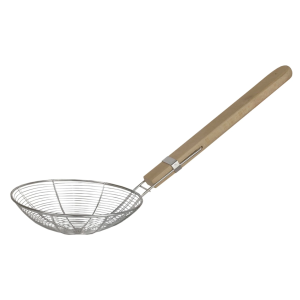 Stainless Steel Strainer With Wooden Handle photo 1