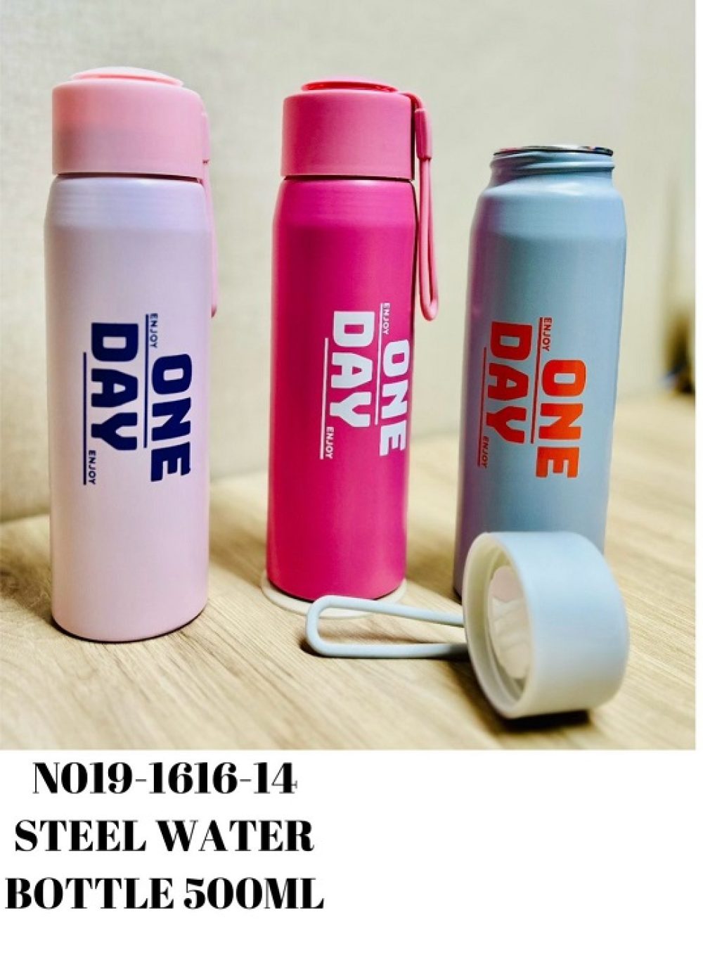 One Day Steel Water Bottle 1616-14