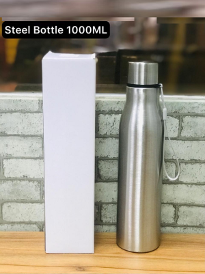 Sports Stainless Steel Water Bottle - 1000ml photo 1