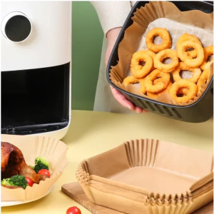 Square Air Fryer Leaf Paper (50Pcs) photo 1