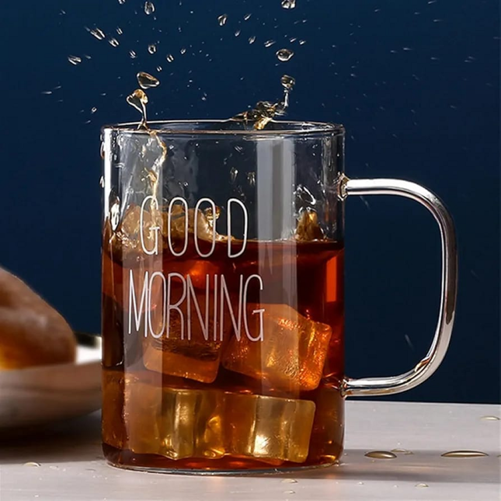 Good Morning Glass Mug 266-9